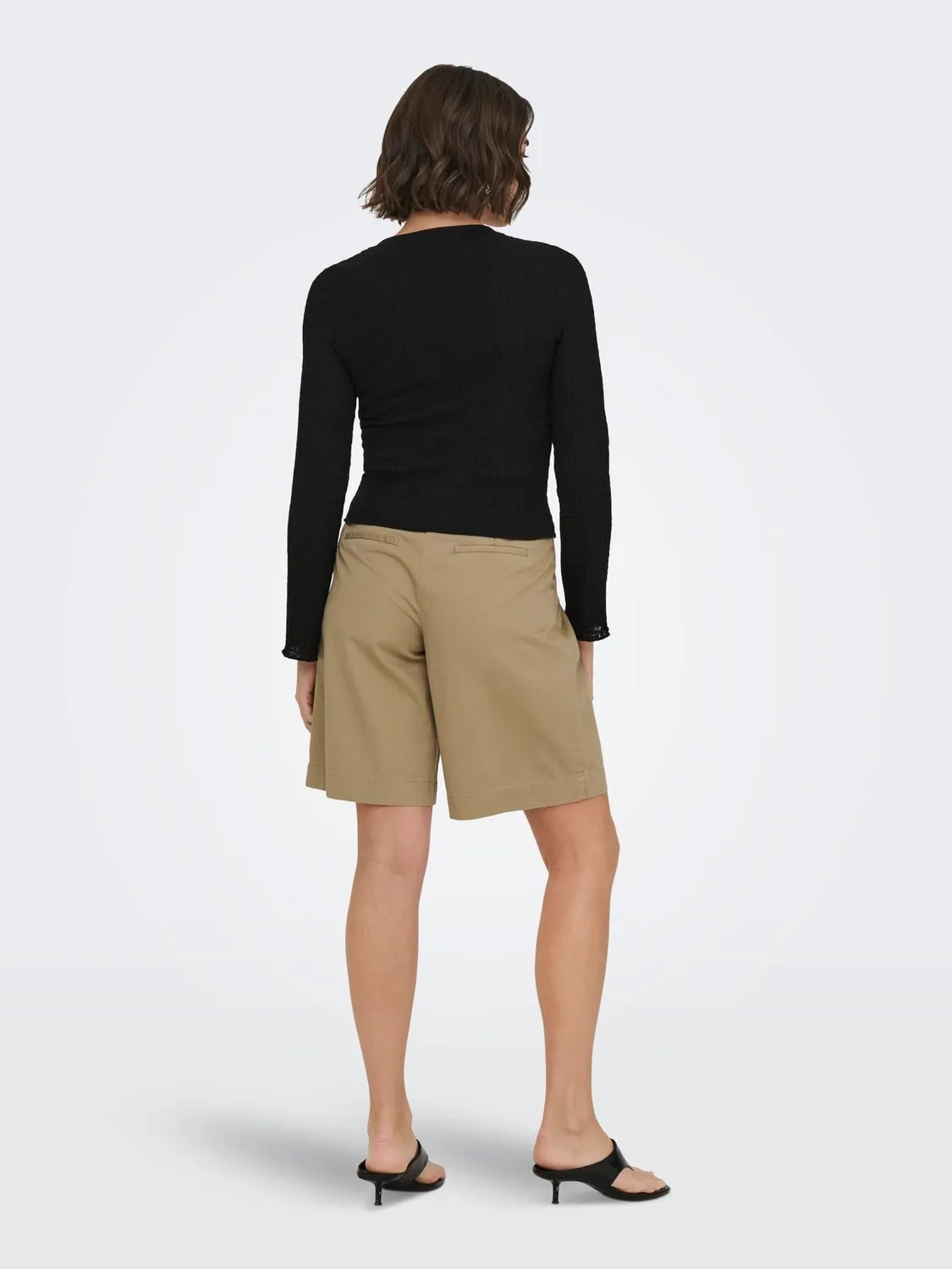 ONLY Onlilse cardigan nero donna maglione leggero