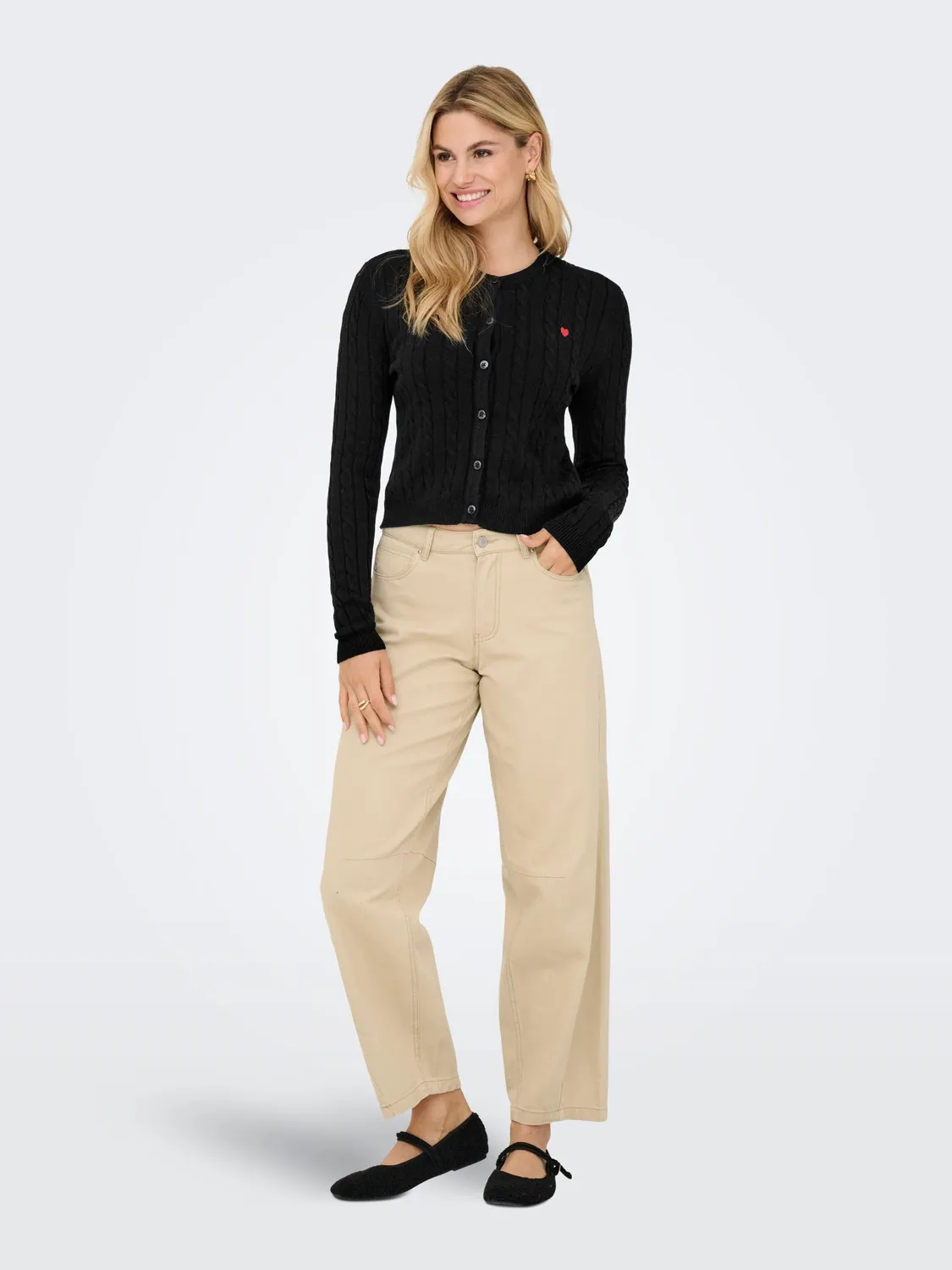 ONLY ONLKATIA cardigan donna bottoni blu