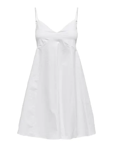 ONLY Onllowa Strap Dress vestito Pumice Stone spalline