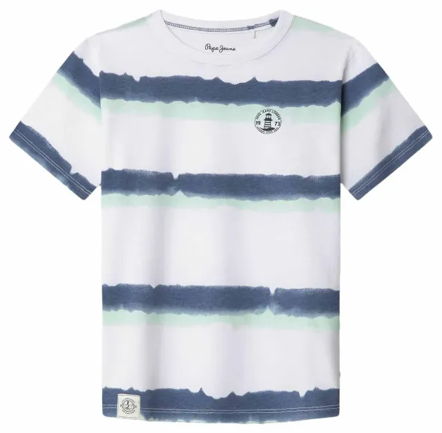 Pepe Jeans Jasper T-shirt Bambino 10 Anni a Righe