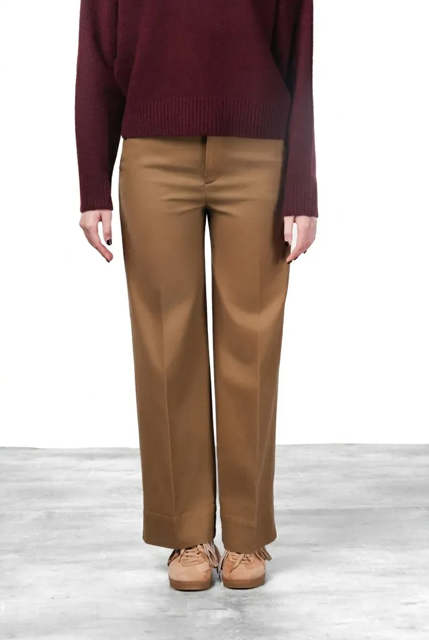 Mason's New York Studio chino donna tabacco straight