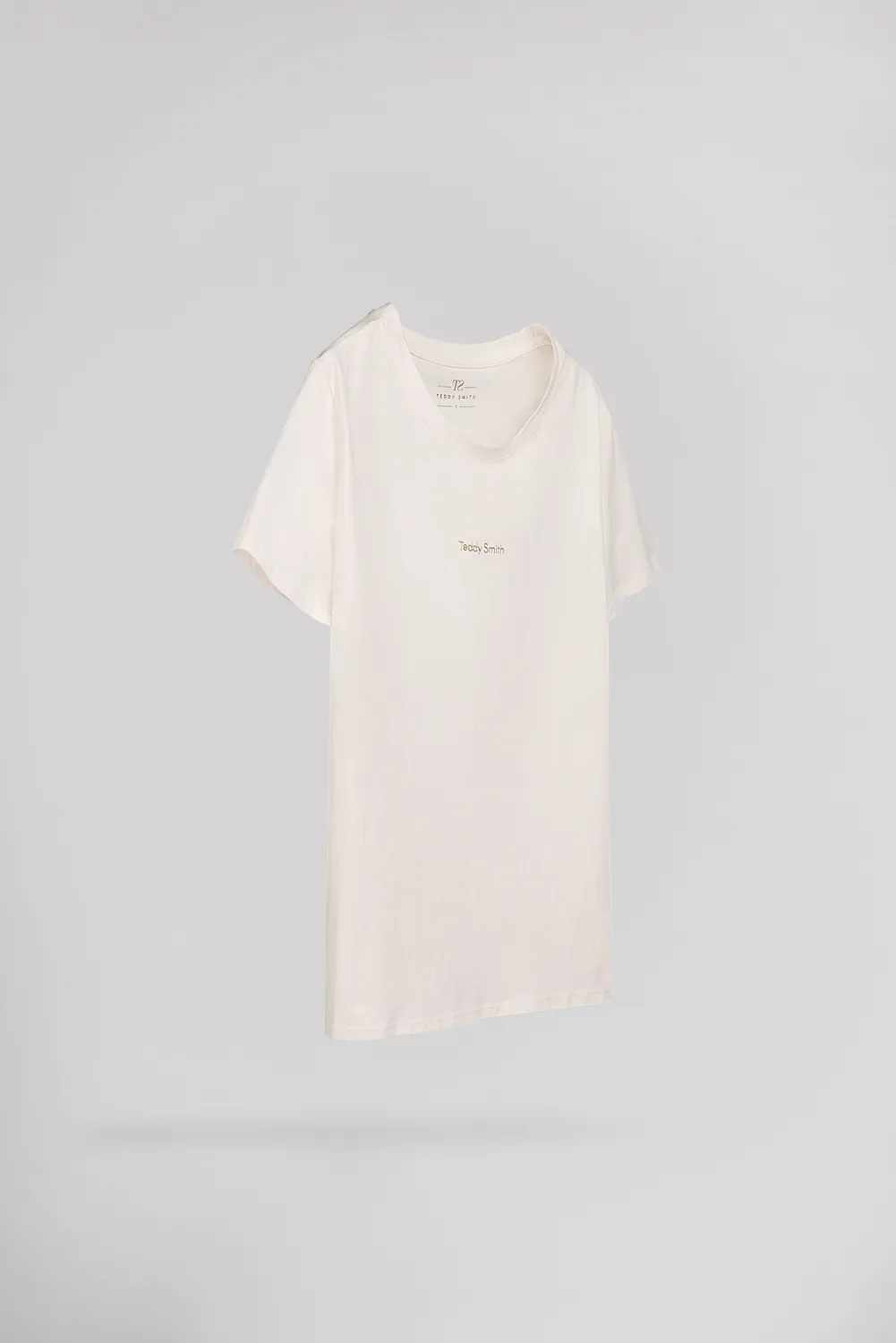 Teddy Smith T-Ribelle MC t-shirt bianco cotone