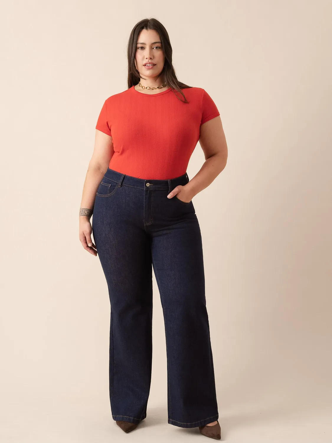 Oraije Gabriel jeans wide blu