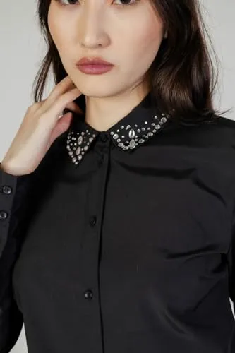 ONLY camicia donna nera S classica