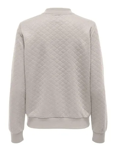 ONLY Onljoyce felpa bomber donna XL pumice stone