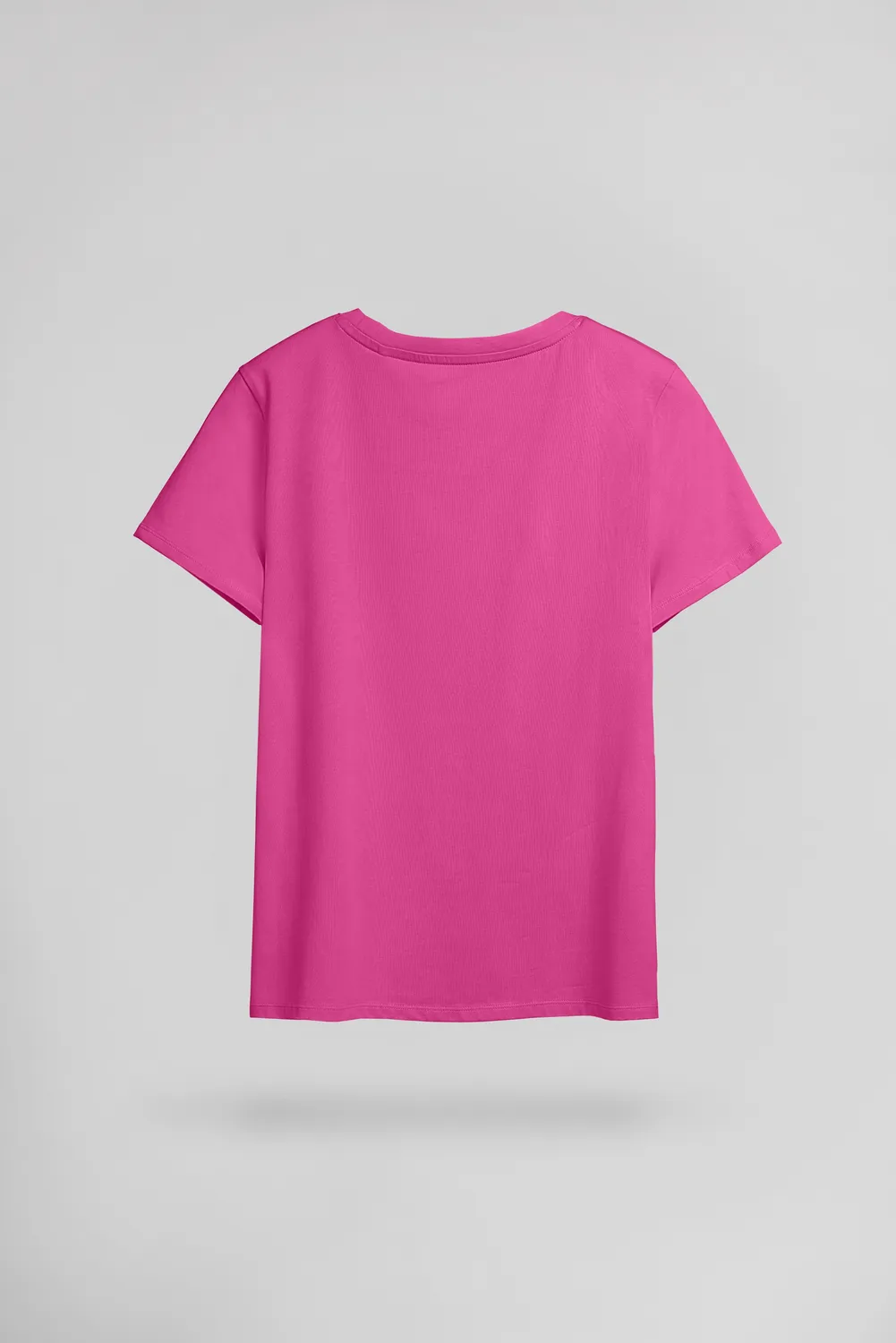 Teddy Smith T-Ribelle t-shirt fucsia cotone elasticizzato