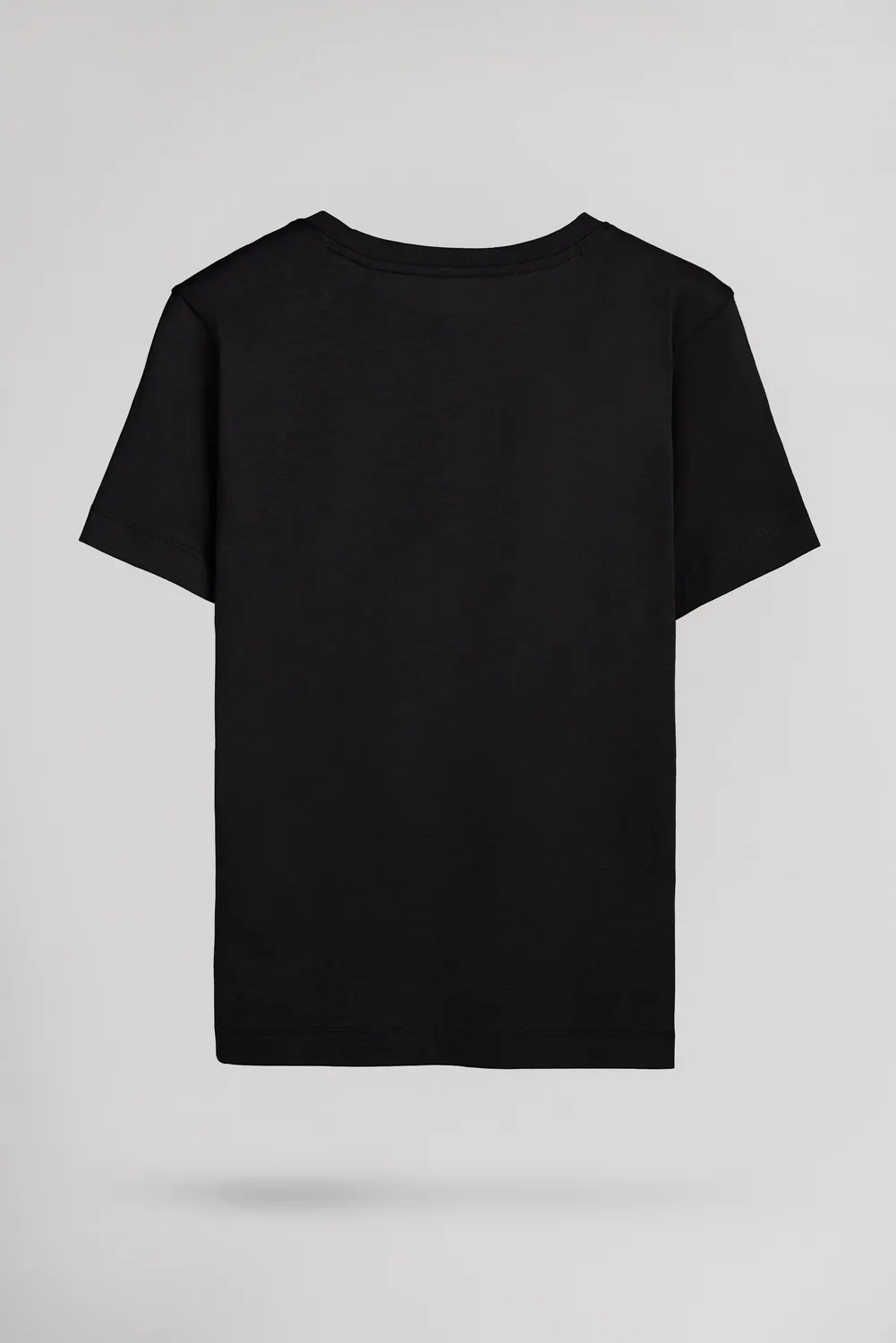 Teddy Smith T-Lionel MC JR T-Shirt Nero Bambino 100% Cotone