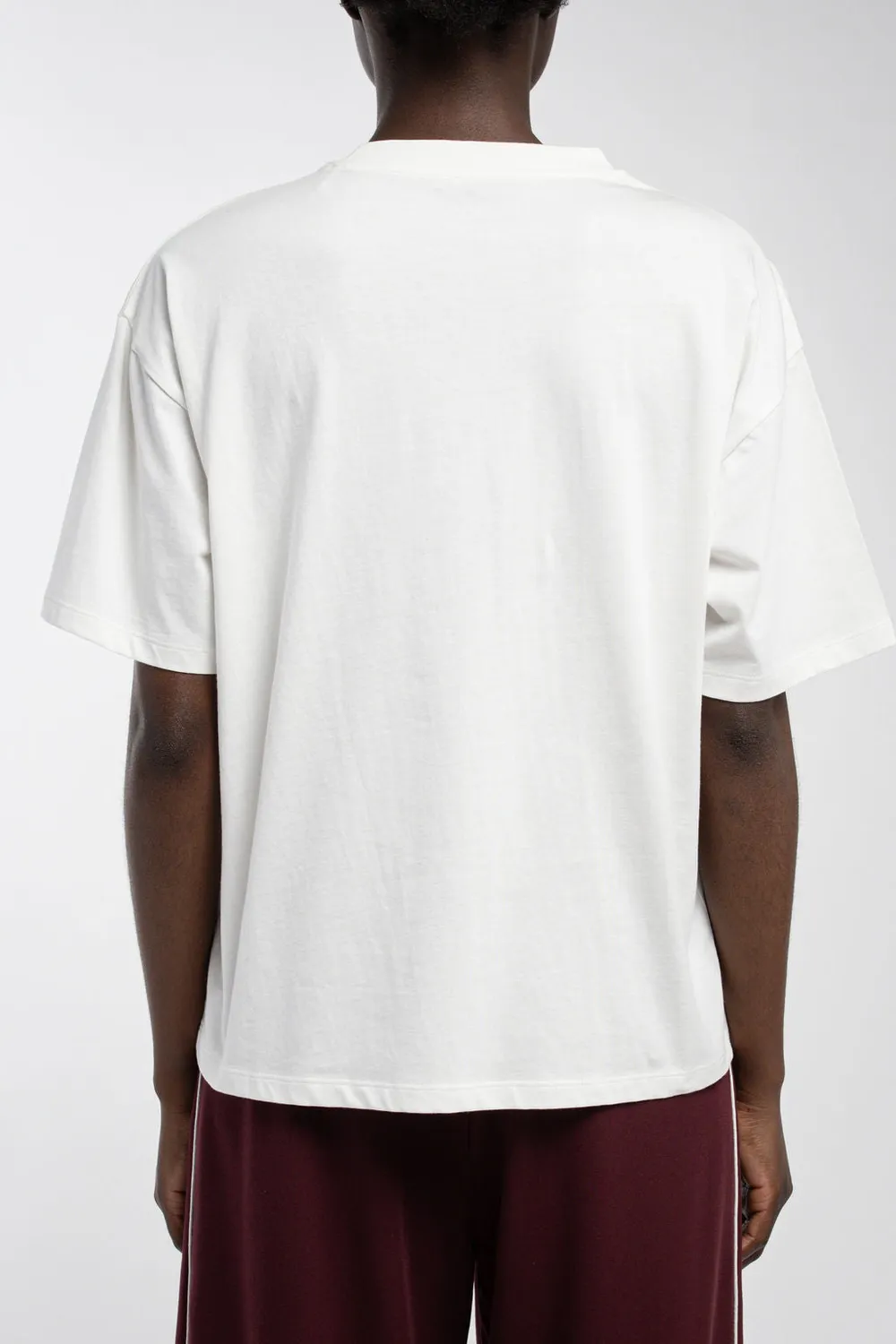 Teddy Smith T-Lyana MC Middle White t-shirt donna bianca oversize