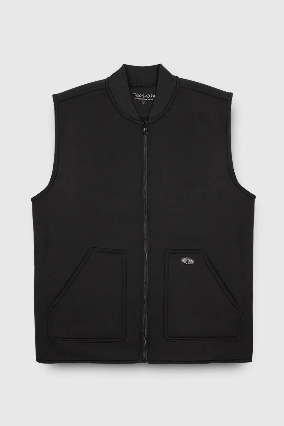 Teddy Smith G-Ryse Zip Gilet Uomo Nero Neoprene