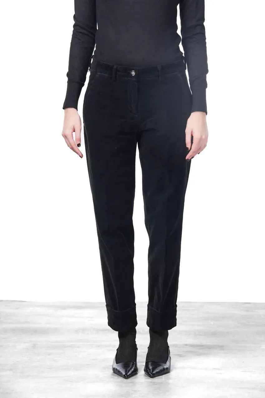 Mason's New York Carrot Chino Nero Velluto Carrot Fit