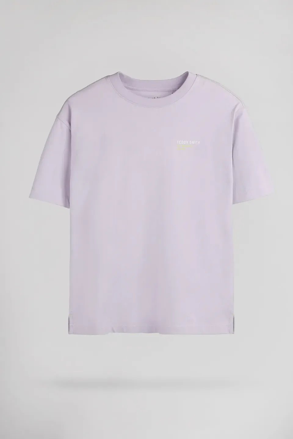 Teddy Smith T-Diego MC JR T-Shirt Lavanda Bimbo