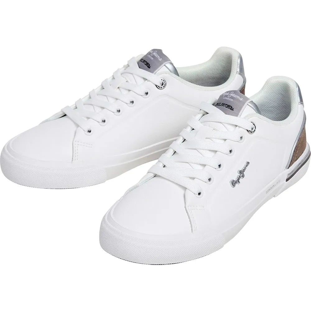 Pepe Jeans Kenton Campus sneakers donna 36 bianco