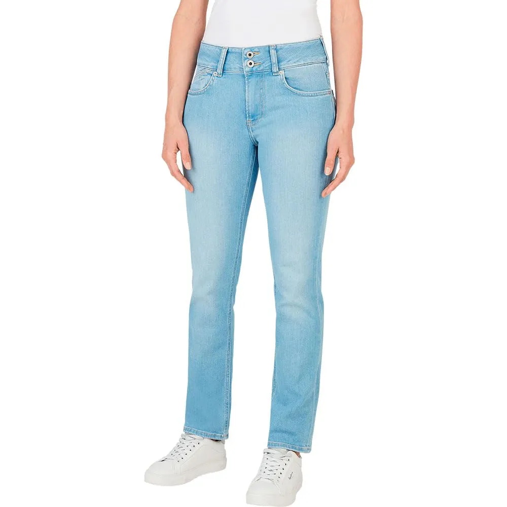 Pepe Jeans Slim MW jeans donna slim blu Ia3 modale