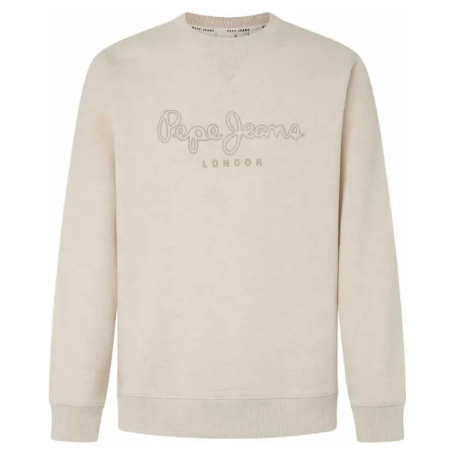 Pepe Jeans Nouvel Crew felpa uomo M bianco sporco cotone