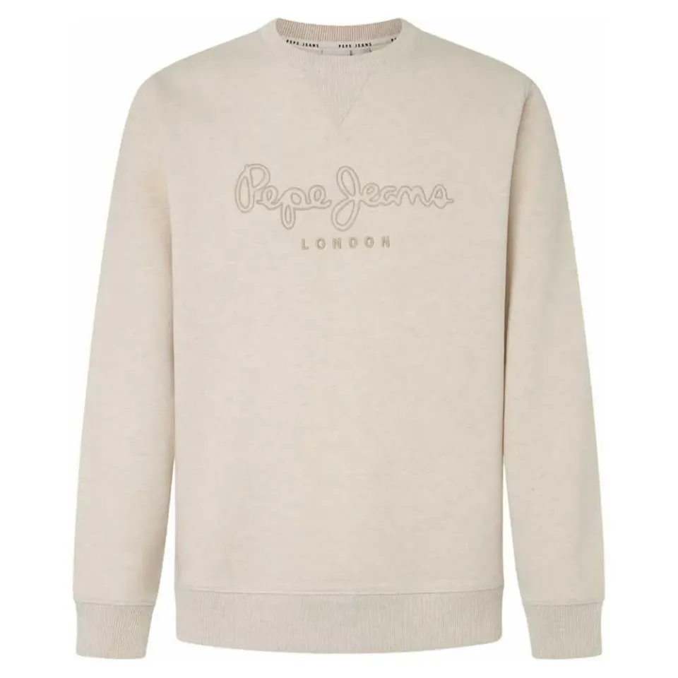 Pepe Jeans Nouvel Crew felpa uomo M bianco sporco cotone