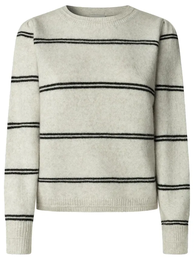 Pepe Jeans Carmela Stripe maglia donna righe maniche lunghe M