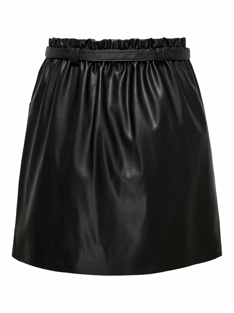 ONLY Onlheidi gonna ecopelle nero S