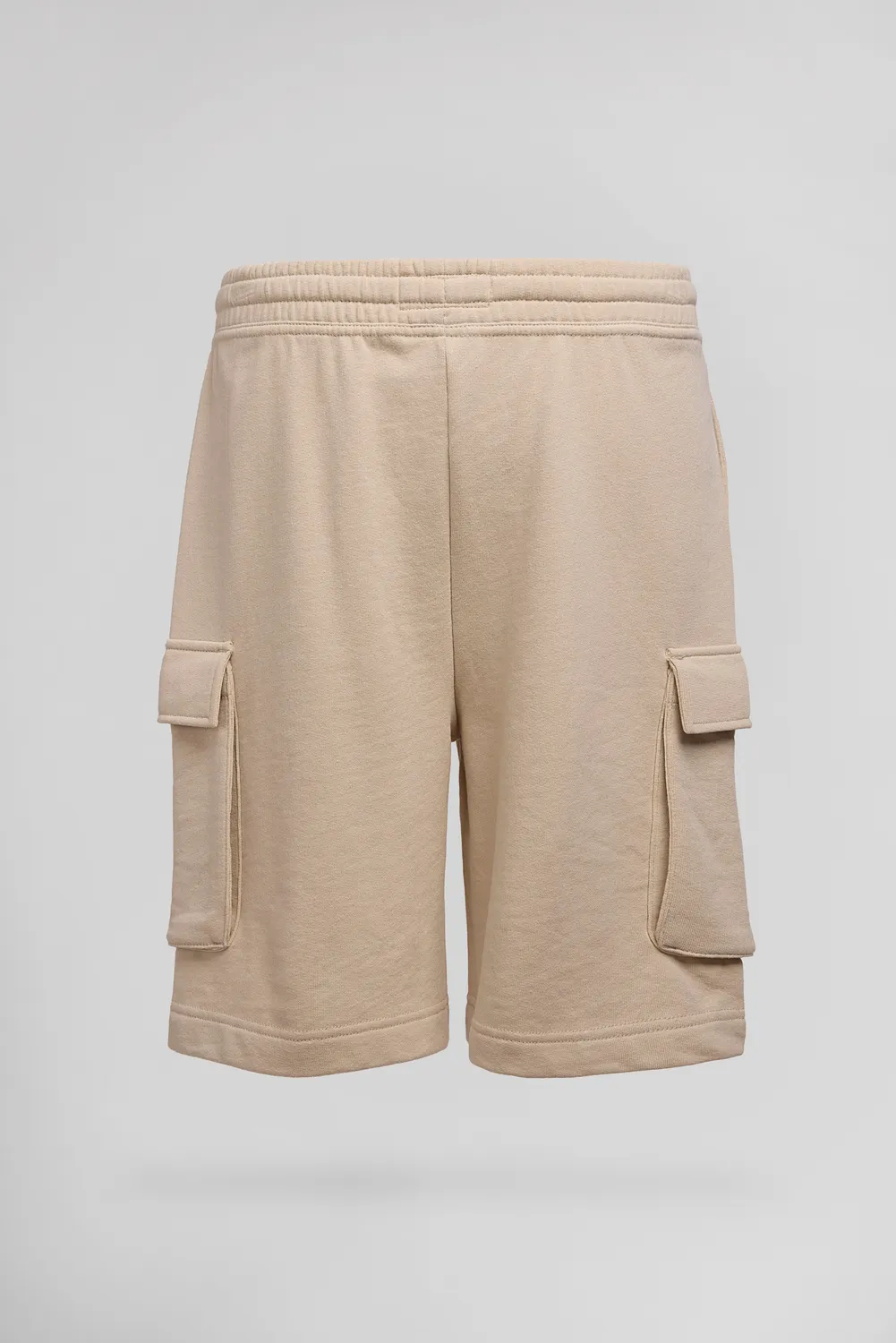 Teddy Smith S-Orty JR shorts ragazzo cargo beige french terry