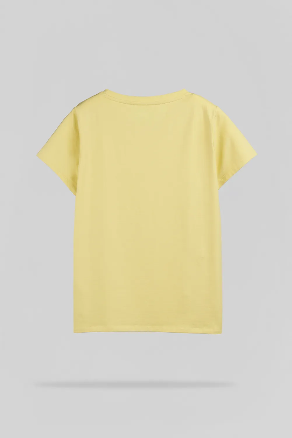 Teddy Smith T-Ribelle MC JR T-Shirt Bimba Giallo Cotone Elasticizzato