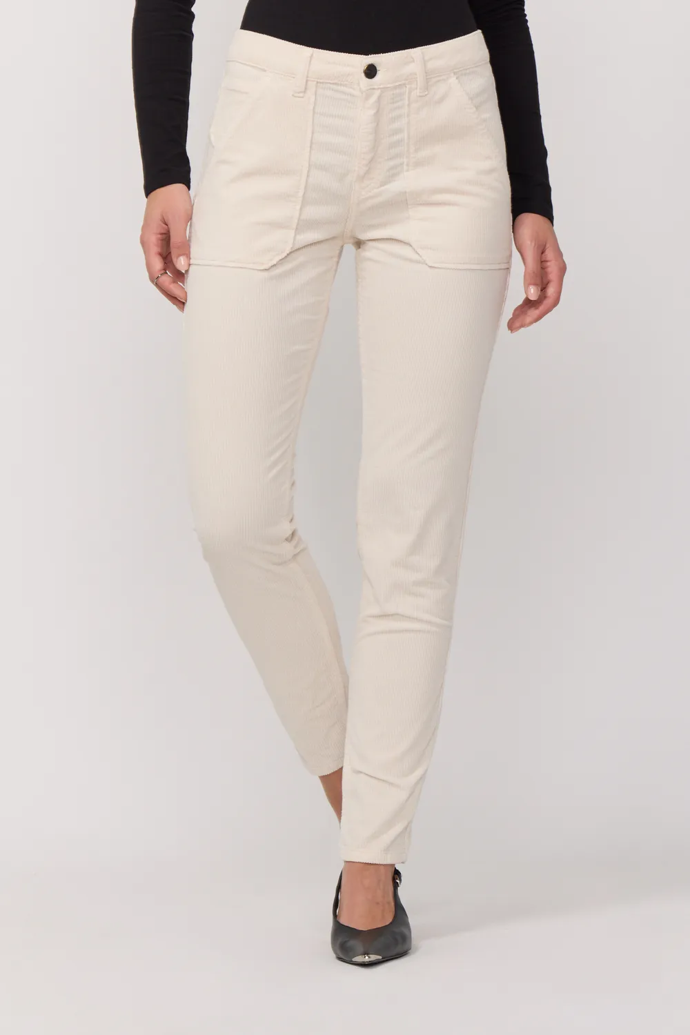 Acquaverde Pierce Pantaloni velluto Cream
