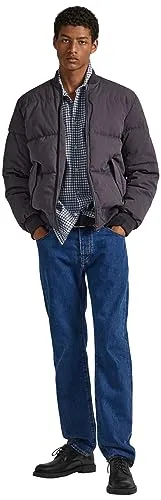 Pepe Jeans Brun Bomber Uomo L Puffer Imbottito