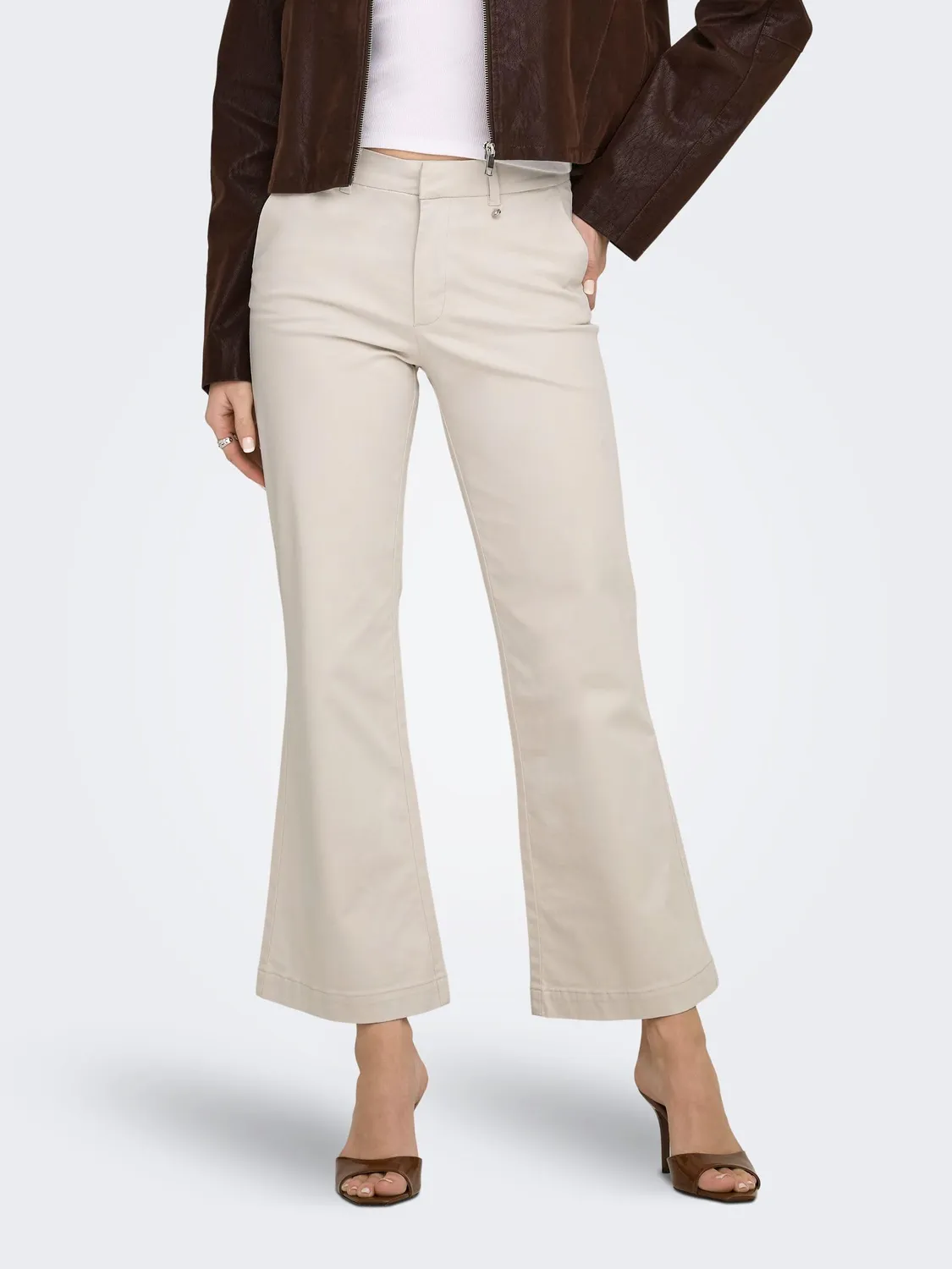 ONLY Onlstella Kick Flared pantaloni nero