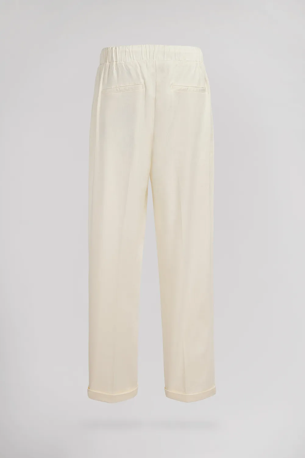 Teddy Smith Jogo Lyoc pantalone donna bianco elastico