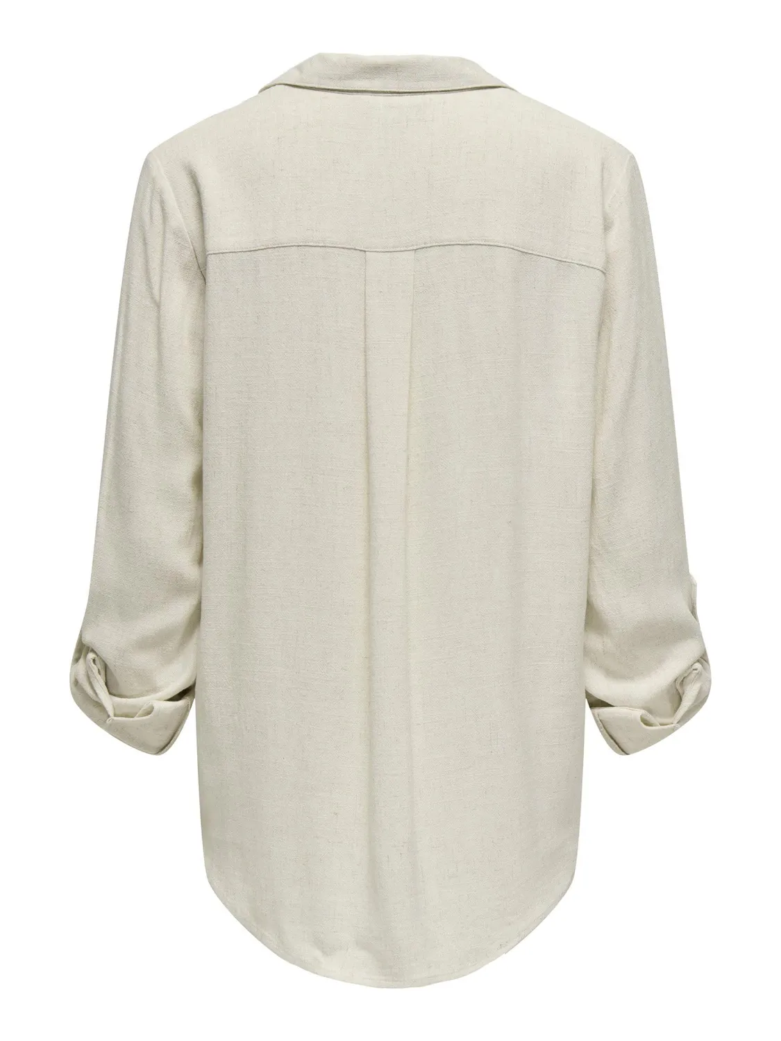 ONLY Asmin-Siesta Camicia Donna Lino Manica Lunga XL Verde