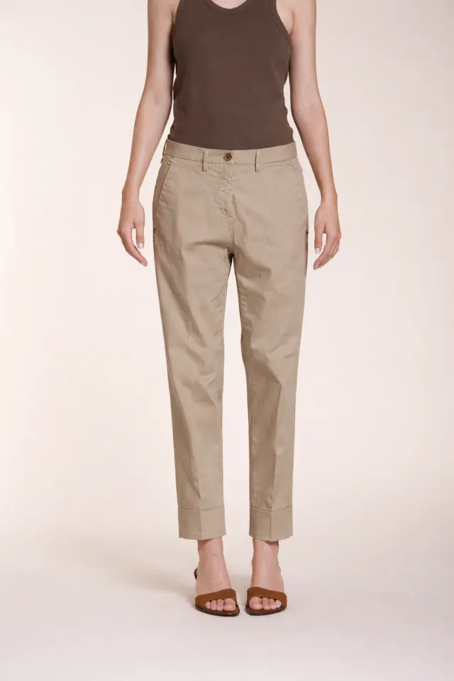 Mason's New York Carrot chino donna latte carrot fit