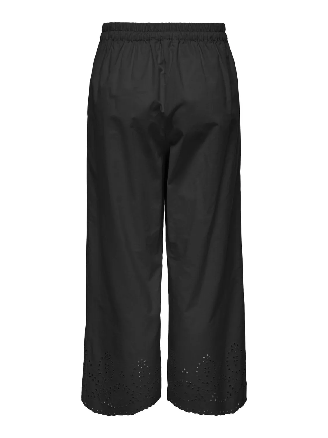 ONLY Onlroxanne HW Culotte Pantaloni Nero vita alta