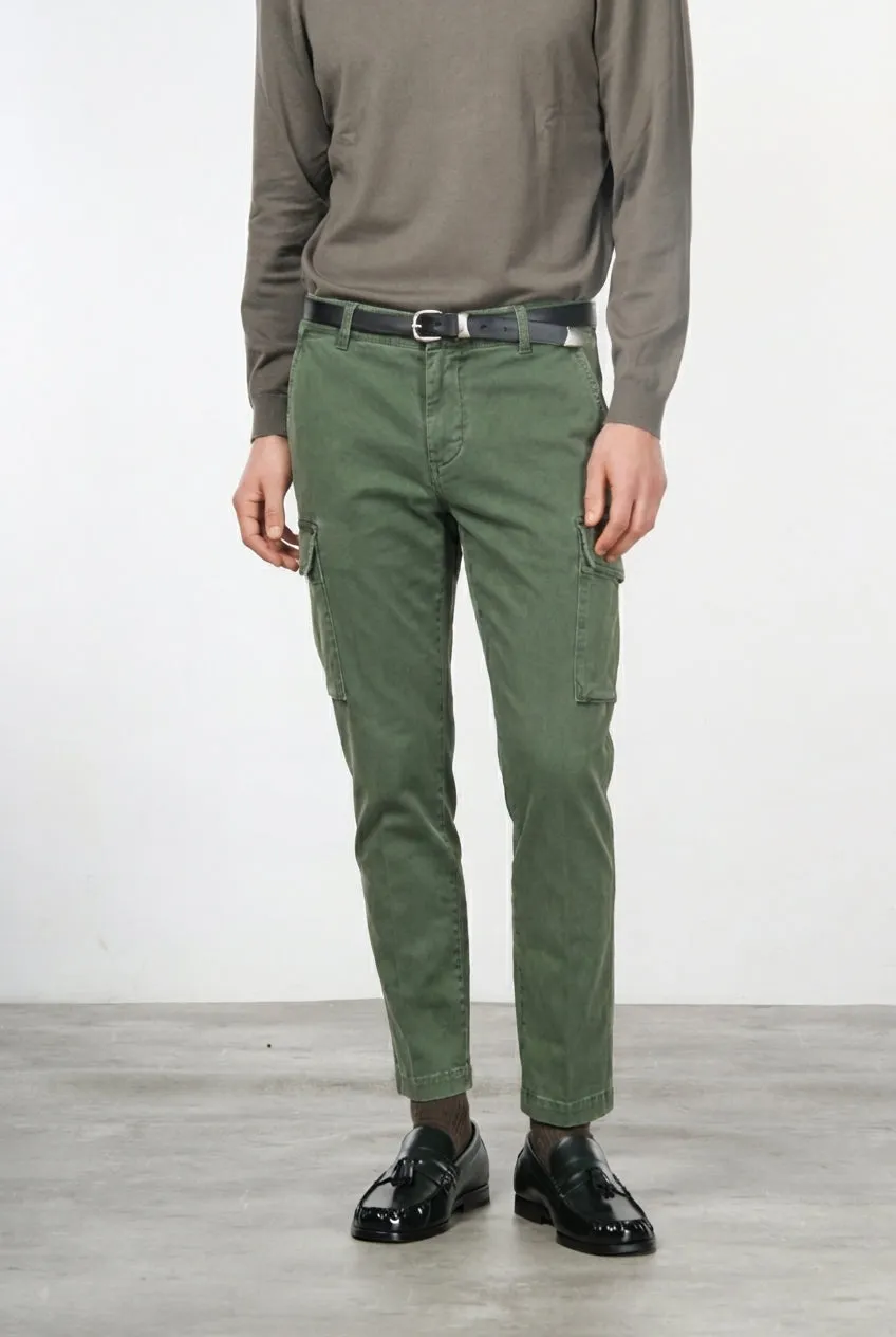 Mason's Chile cargo uomo verde bosco extra slim