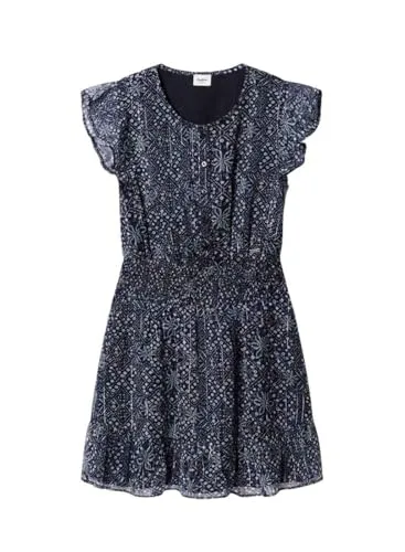 Pepe Jeans Imabel vestito bambina 10 anni stampato foderato