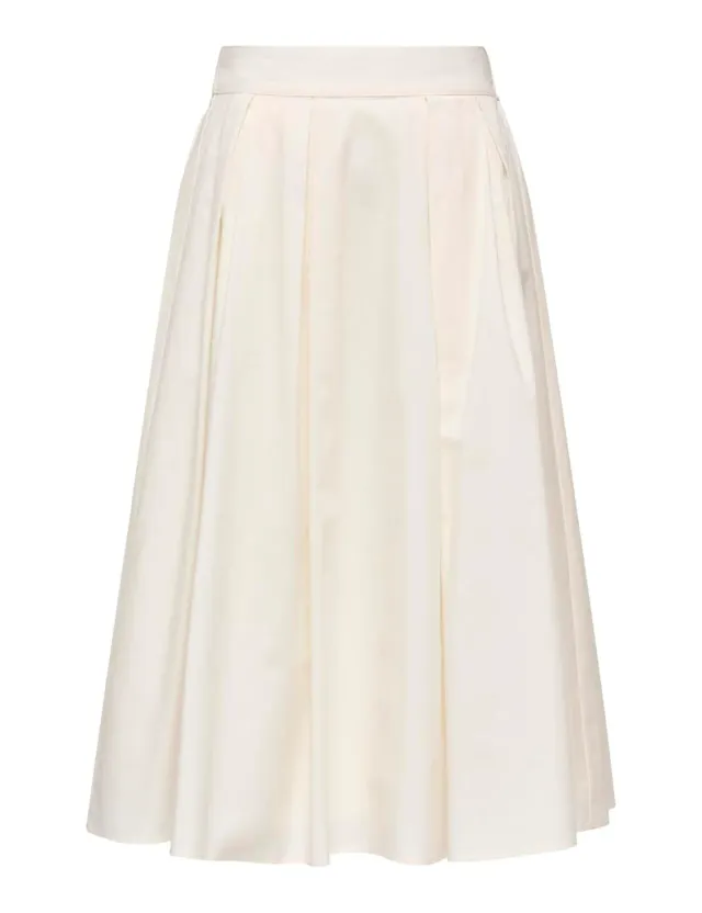 ONLY Onlmaila Long Pleat Skirt Wvn gonna lunga plissettata S