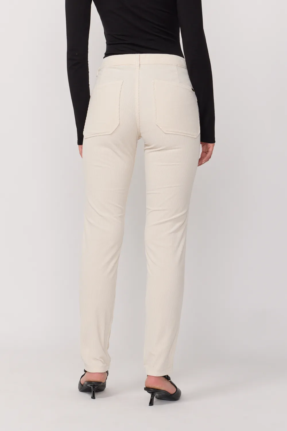 Acquaverde Pierce Pantaloni velluto Cream