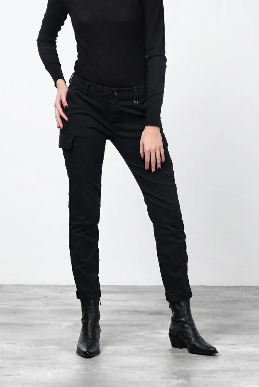 Mason's Chile City cargo donna nero slim raso