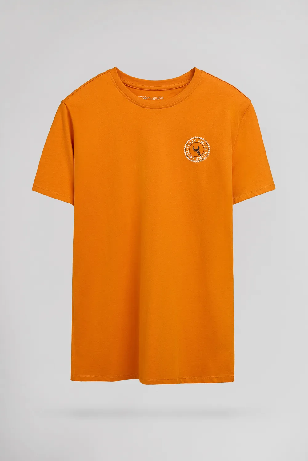 Teddy Smith T-Mechanics MC t-shirt uomo orange vintage