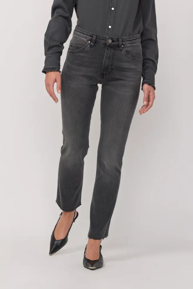 acquaverde Cara pantaloni Used Grey bootcut