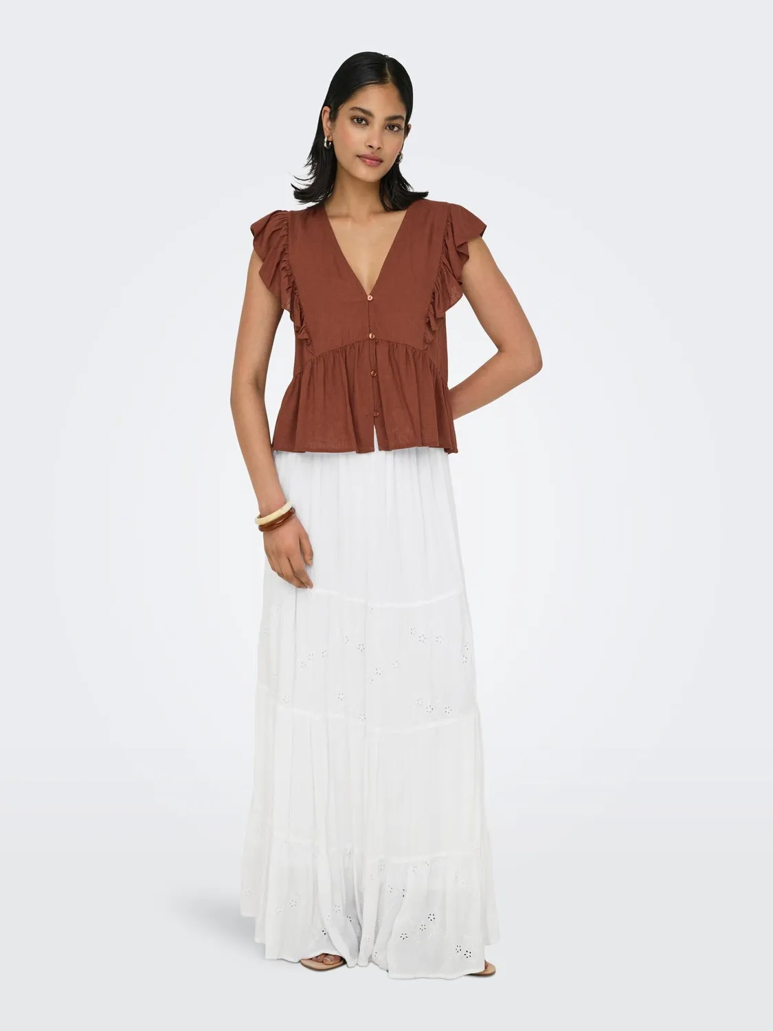 ONLY ONLChiara Broderie gonna lunga donna