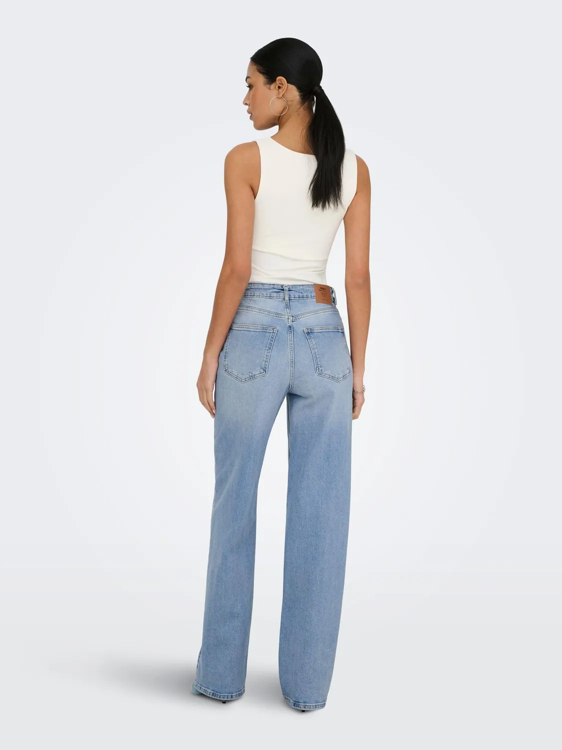 ONLY Onljuicy HW Wide Leg Rea365 Noos jeans 26W/30L vita alta
