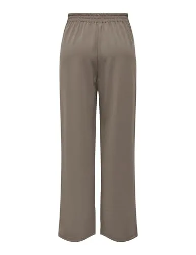 ONLY ONLCECILIA Life Wide pantalone jersey nero