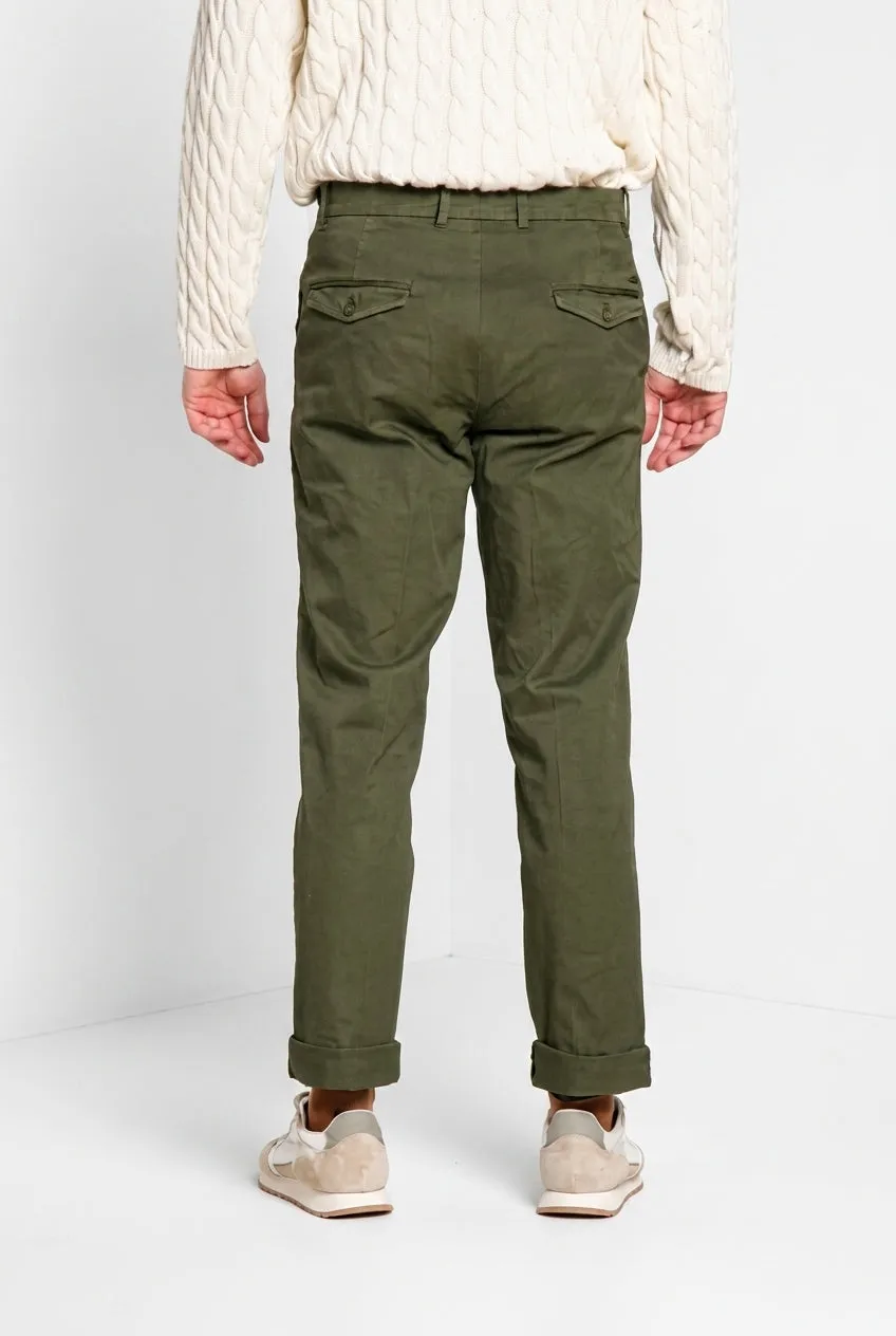 Mason's Boston Chinos pantalone chino oliva relaxed