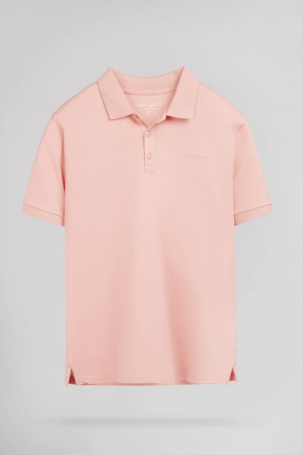 Teddy Smith P-Alban polo uomo rosa pastel piqué