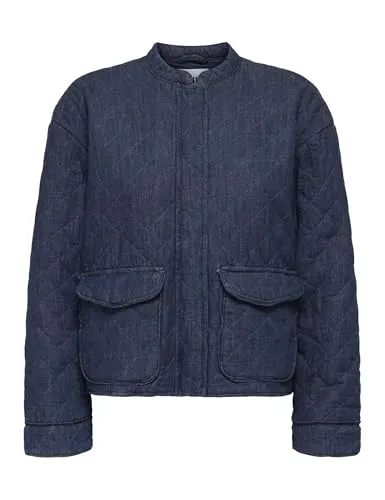 ONLY ONLHALLIE Giacca Trapuntata L Denim Scuro