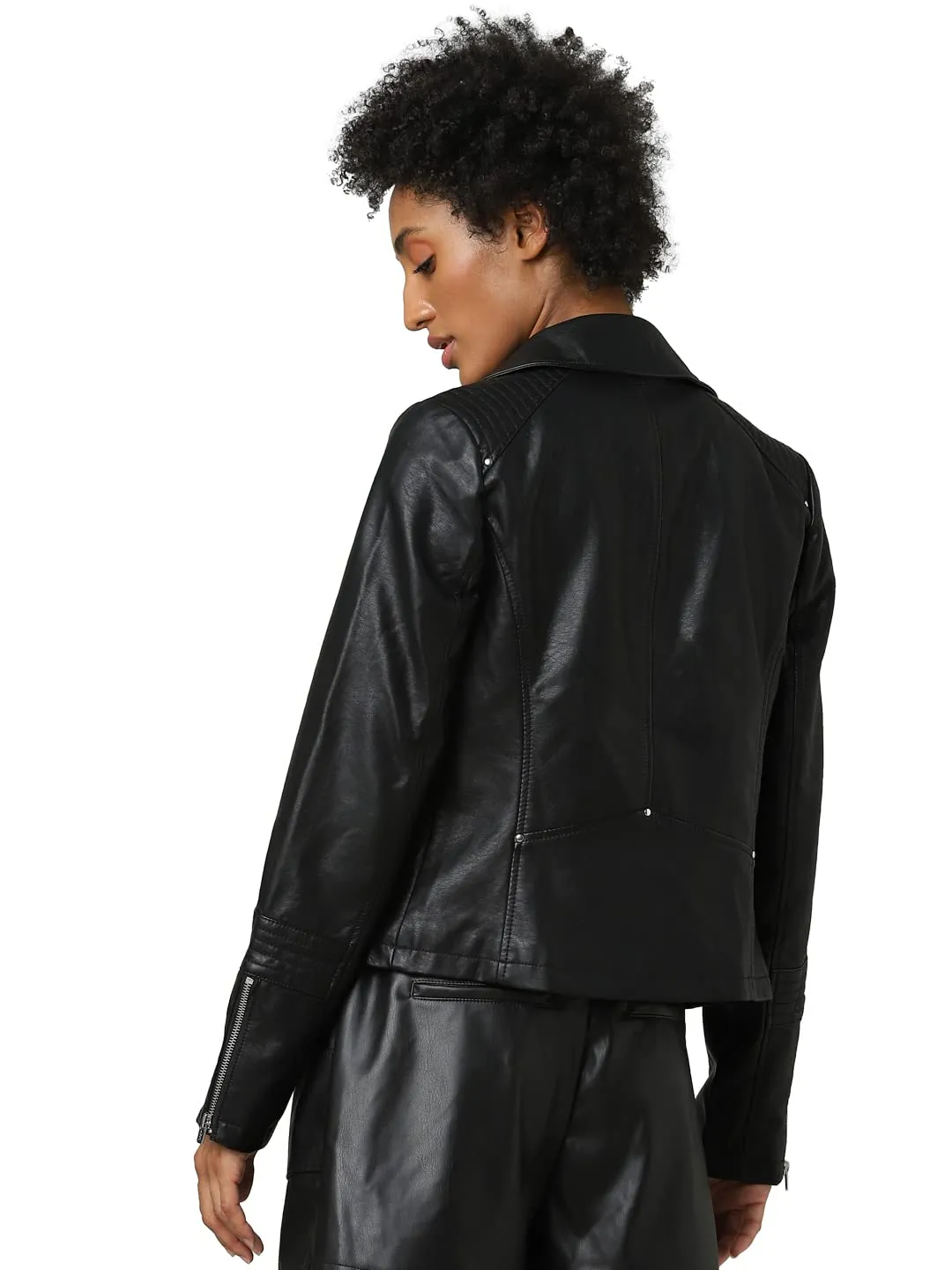 ONLY ONLGEMMA Giacca Ecopelle Donna 42 Biker