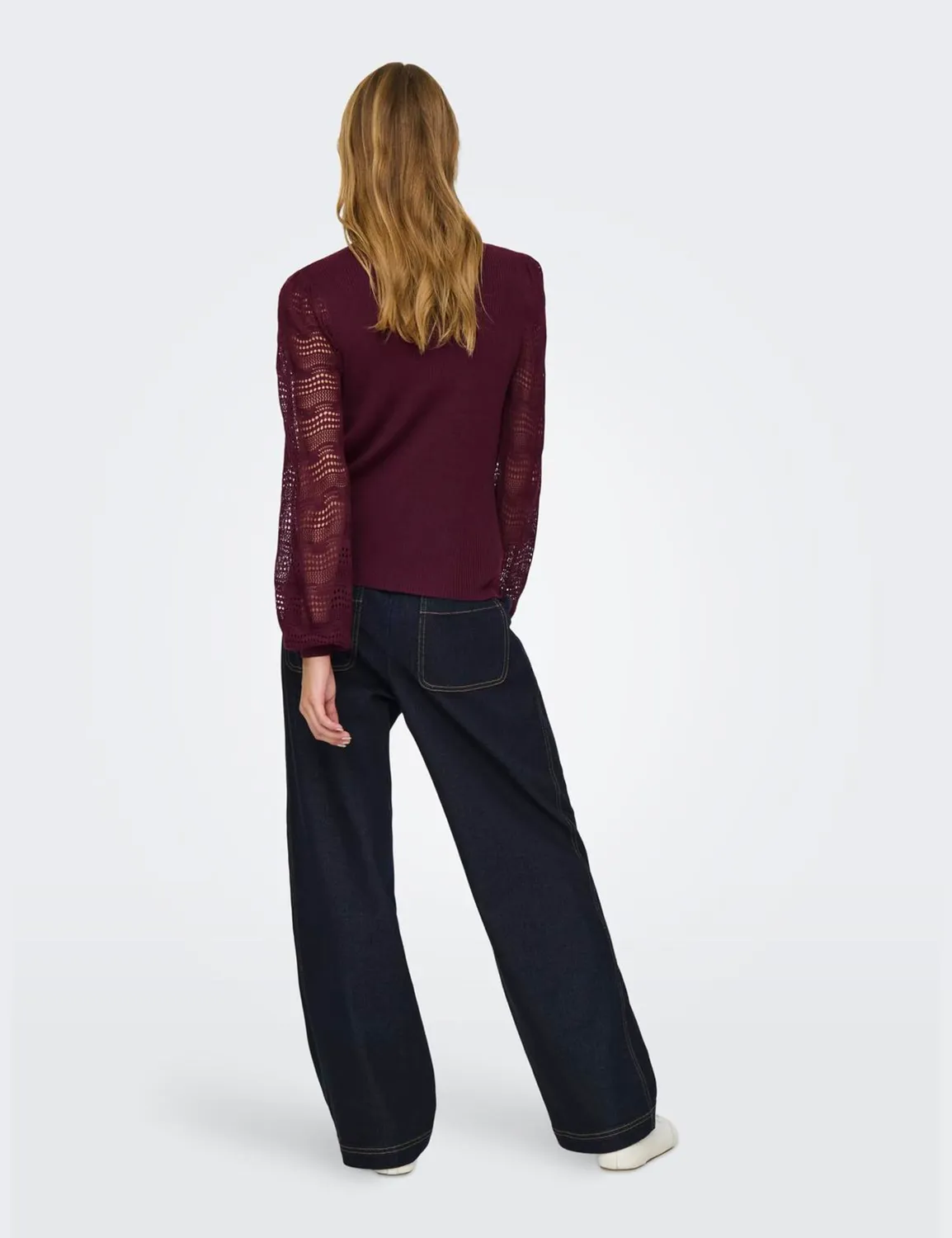 ONLY Onlannelina Maglia Collo Alto Donna Nero Lana