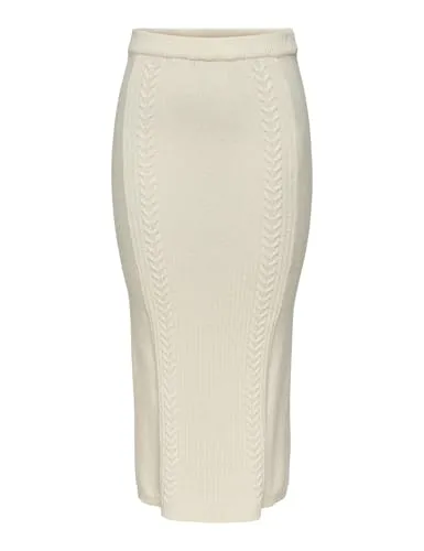 ONLY Onlkatia Gonna Midi Donna XS Bianco Grigio