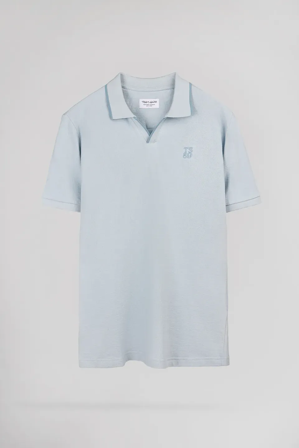 Teddy Smith P-Soner polo uomo azzurro pastello spugna