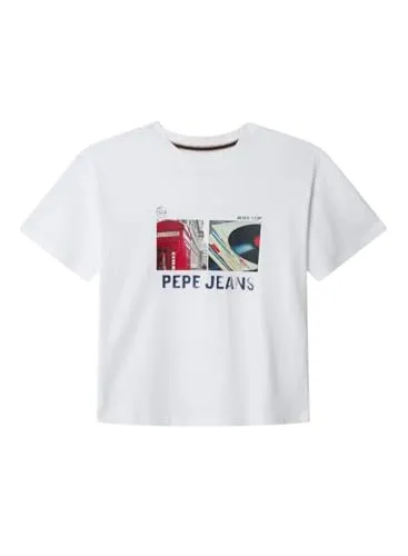 Pepe Jeans Ash t-shirt bambino 10 anni stampa foto