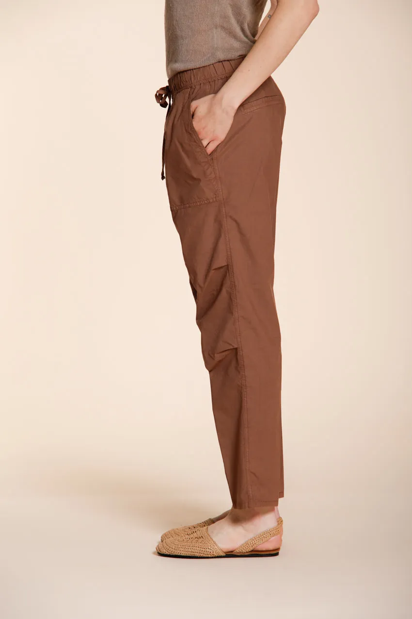 Mason's Fatique Jogger pantaloni cargo donna marrone chiaro