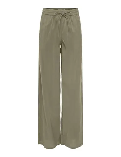 ONLY Onlibiza Life MW pantaloni wide pull-up